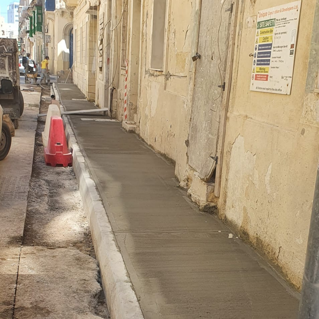 Road works project