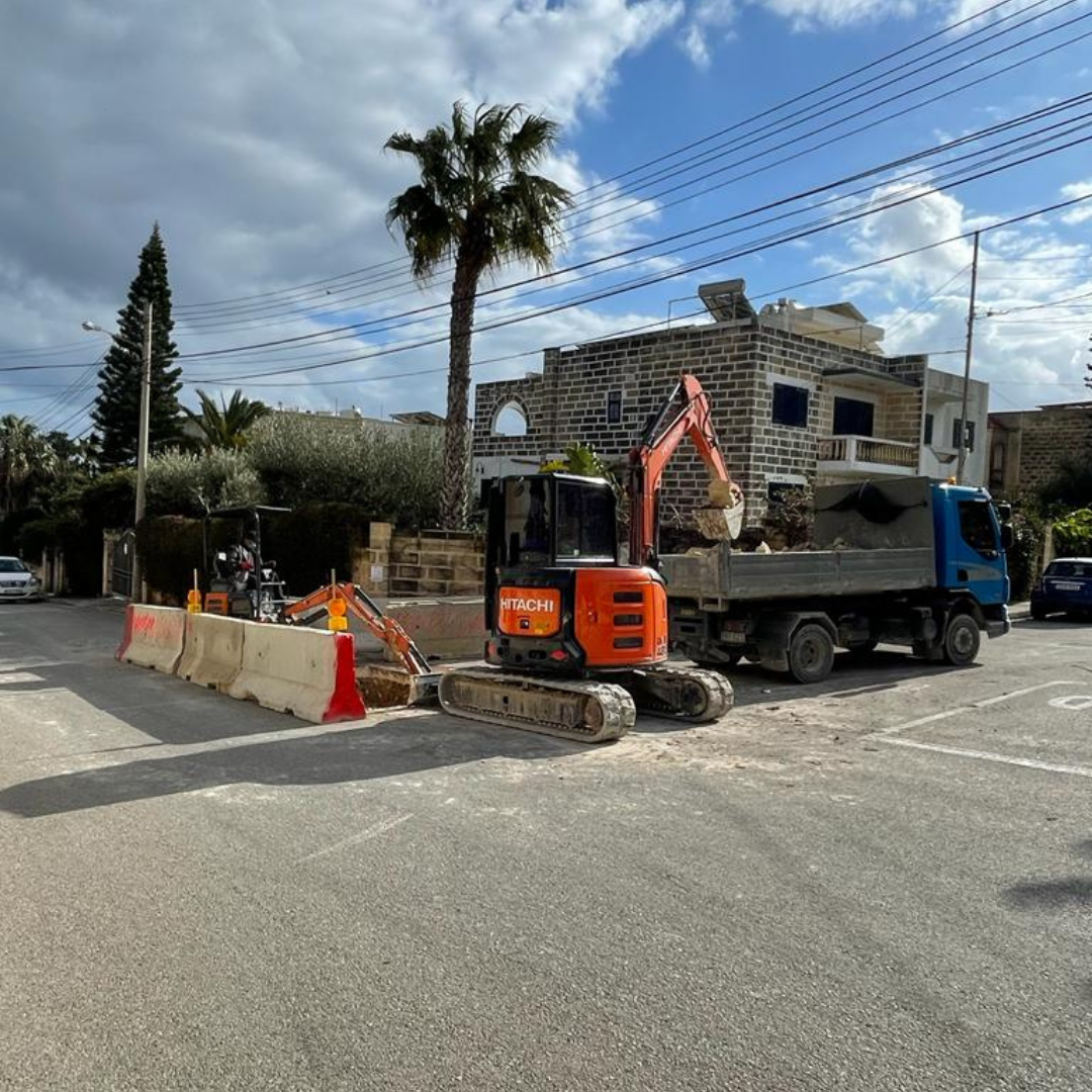 Road works project