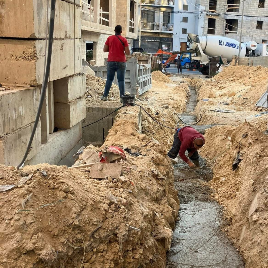 Road works project
