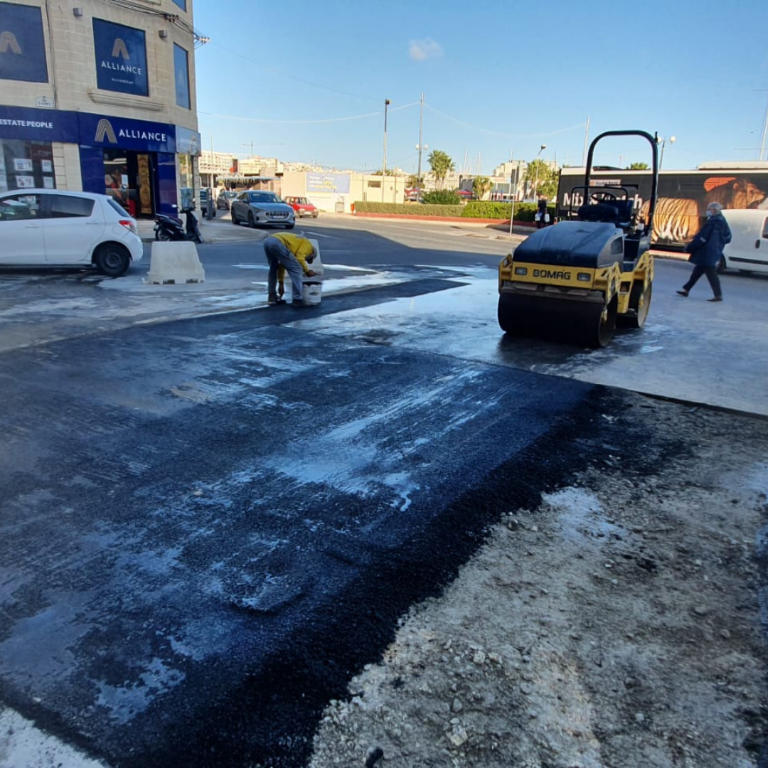 Road works project